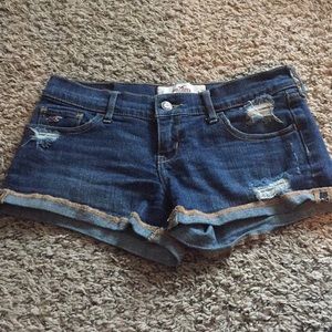 Denim shorts